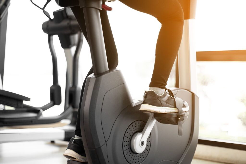 flat exercise bike pedals